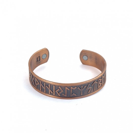 Bracelet cuivre nordique (avec aimant)