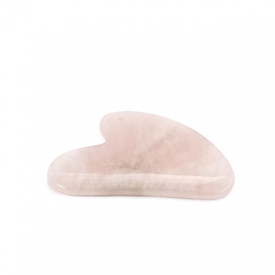 Palme de massage (Gua Sha) - Quartz rose