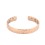 Bracelet - cuivre - martellé avec aimants