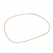 Cordon nature pour pendentif avec fermoire - 50cm