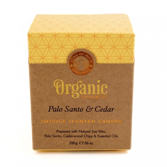 Bougie Organic Goodness Palo Santo & Cèdre