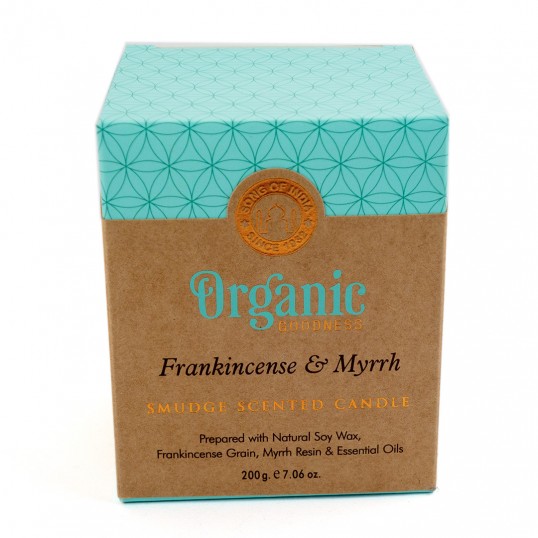 Bougie Organic Goodness Encens & Myrrhe