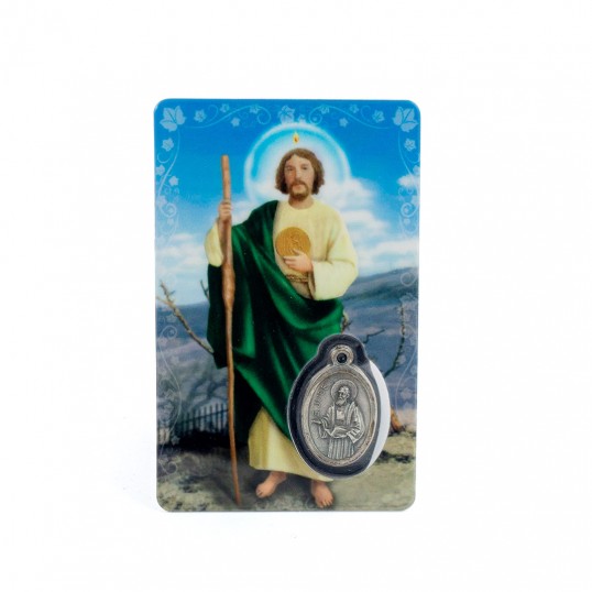 Carte médaille - Saint Jude
