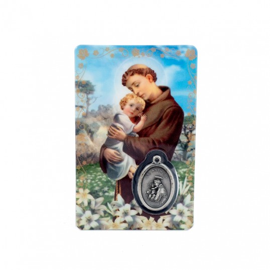 Carte médaille - Saint Antoine 2
