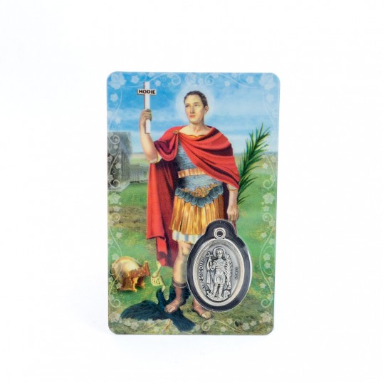 Carte médaille - Saint Expedit 2