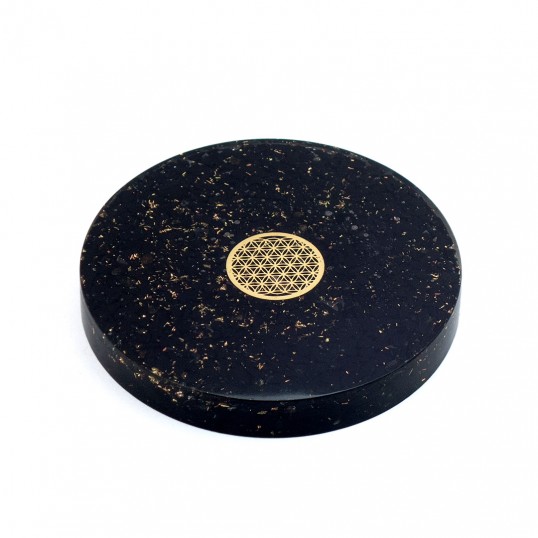 Orgonite - disque orgonite shungite