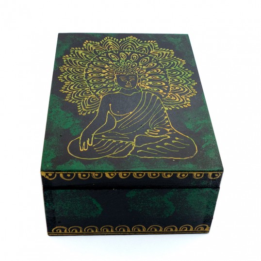 Boîte rangement - Bouddha verte petite