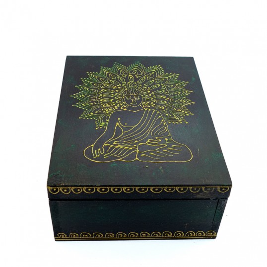 Boîte rangement - Bouddha verte grande
