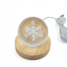 Boule de cristal Métatron 8cm