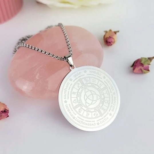Pendentif celtique - wicca - argent
