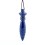 Pendule de Thot en céramique bleu