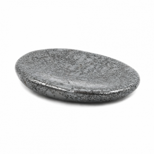 Pierre d'apaisement - H&eacute;matite (pierre naturelle polie)