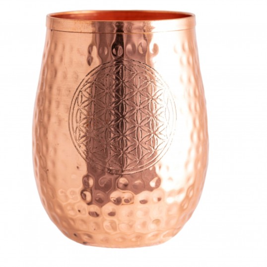 Coupe en cuivre Fleur de Vie - 450 ml