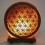 Lampe de sel de l'Himalaya Fleur de Vie - 5 kg