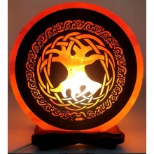 Lampe de sel de l'Himalaya Arbre de Vie Celte - 5 kg