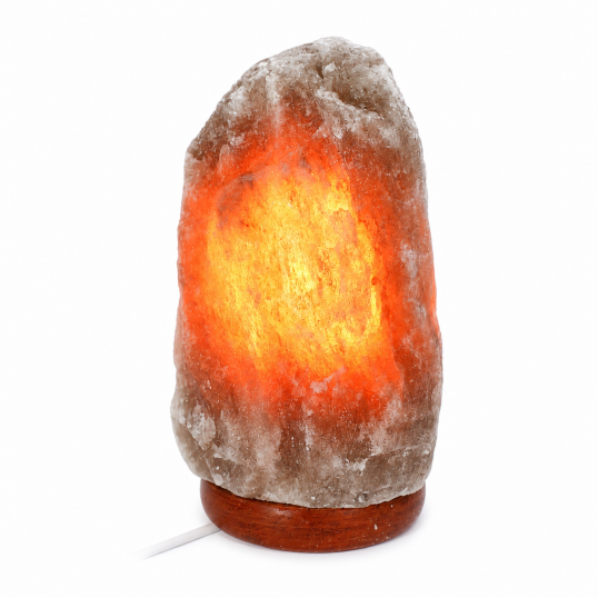 Lampe de sel de l'Himalaya brute grise - 1 &agrave; 2 kg
