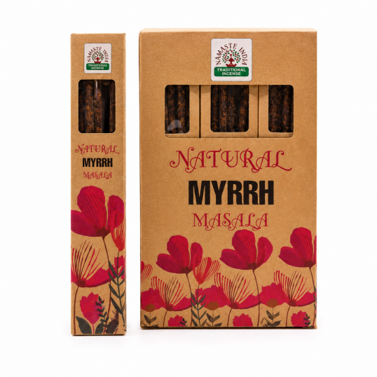 Encens Naturel Myrrhe Masala - Namaste India - 33 g