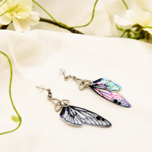 Boucles d'oreilles Fée Iridescente