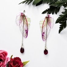 Boucles d'oreilles Fée Éclosion Printanière 